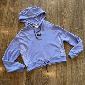 Victoria's Secret PINK Hoodie Pullover Purple Logo VS Small